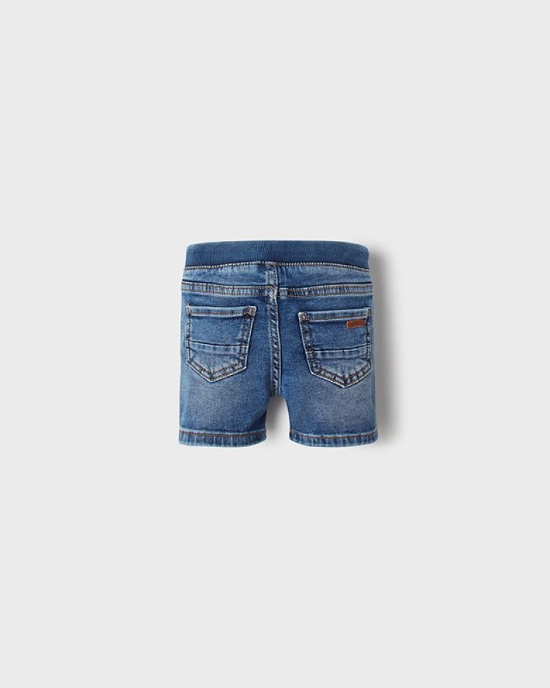 Βρεφική soft denim Βερμούδα για αγόρι από 9 ως 36 μηνών –Μπλε Τζιν– 29-00203-085