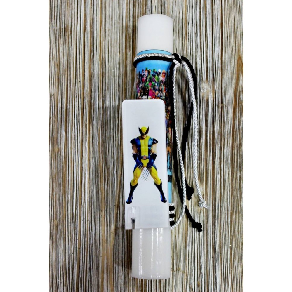 Πασχαλινή Λαμπάδα Με Πλακέτα Φορ Wolve Plexiglass - 003708Λ