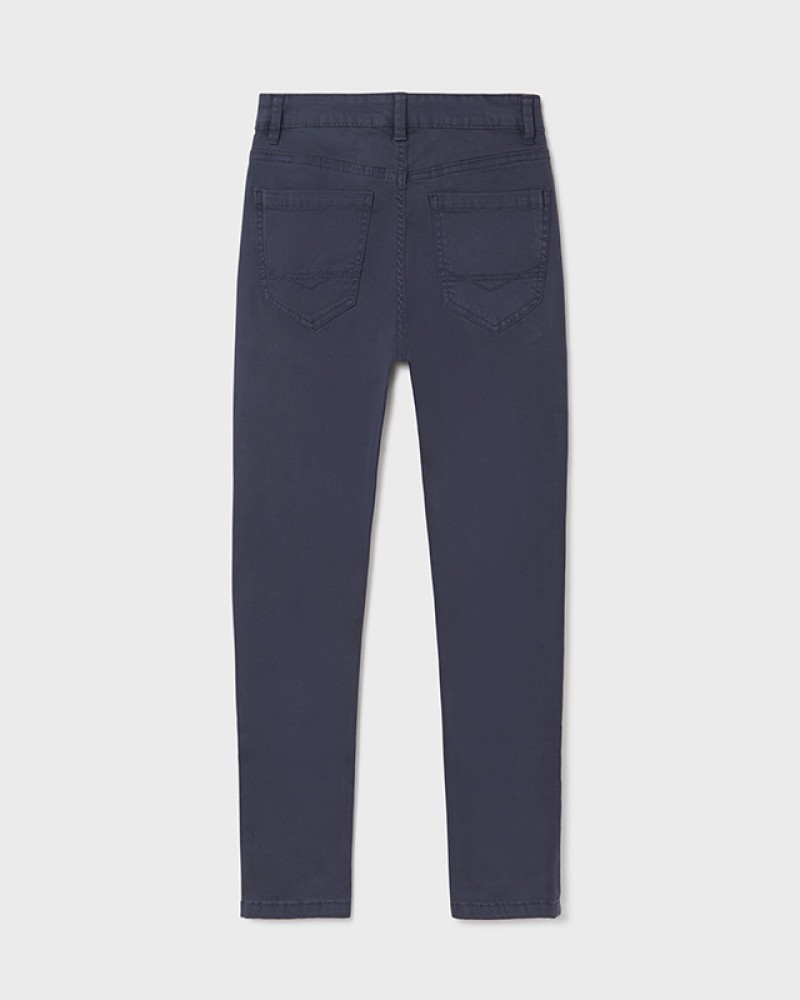 Εφηβικό Παντελόνι slim fit Πεντάτσεπο Τζιν Ecofriends Αγόρι –Χάλυβας Μπλε– 12-00582-010