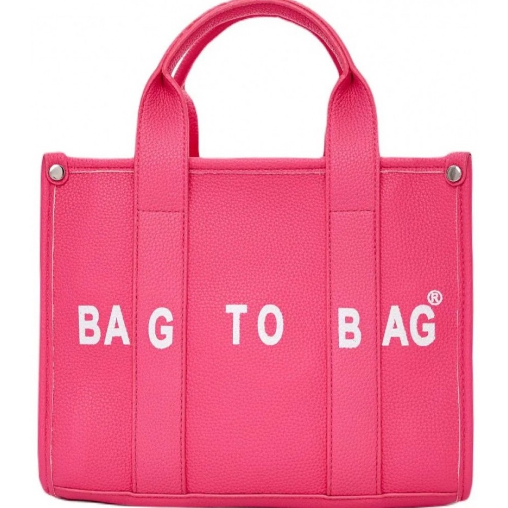 Γυναικείο Τσαντάκι Χειρός, Ώμου Ή Χιαστί All Day BagtoBag -Φούξια- 0191