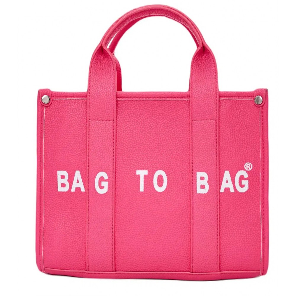 Γυναικείο Τσαντάκι Χειρός, Ώμου Ή Χιαστί All Day BagtoBag -Φούξια- 0191