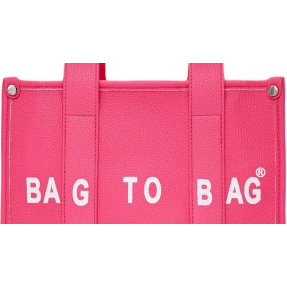 Γυναικείο Τσαντάκι Χειρός, Ώμου Ή Χιαστί All Day BagtoBag -Φούξια- 0191