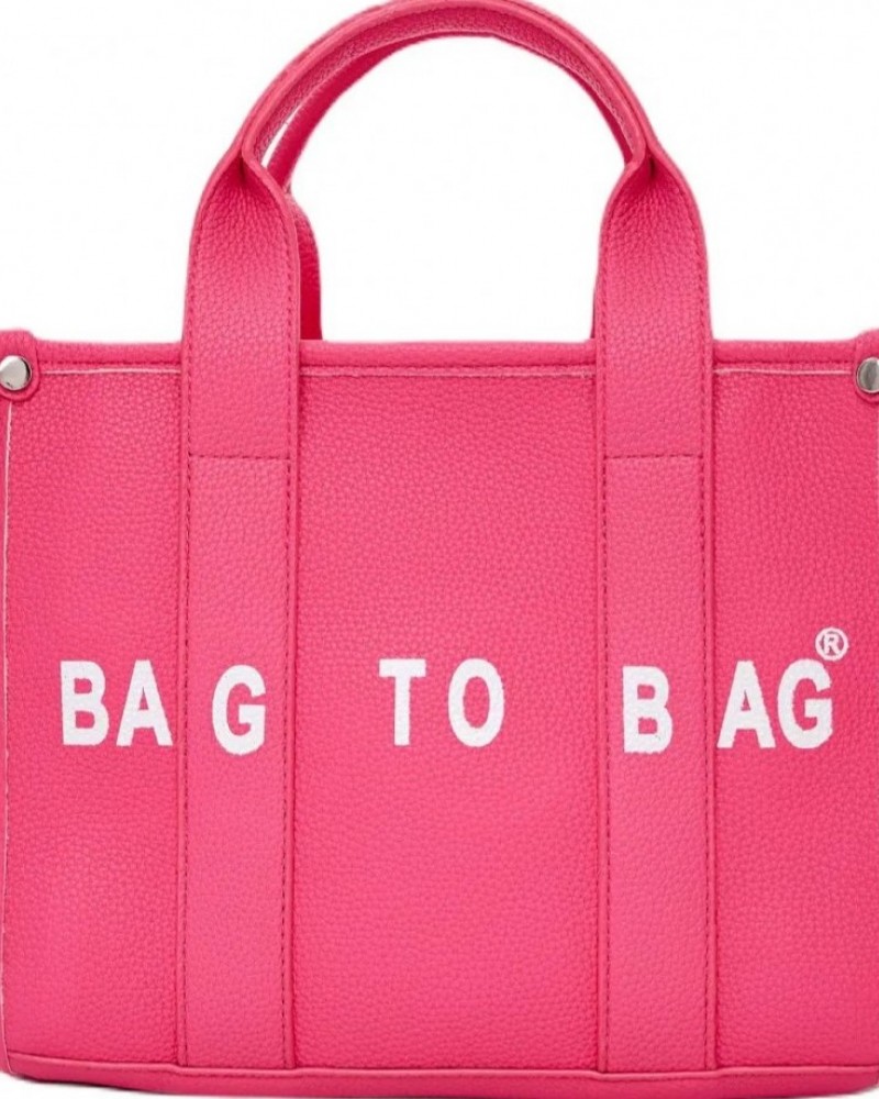 Γυναικείο Τσαντάκι Χειρός, Ώμου Ή Χιαστί All Day BagtoBag -Φούξια- 0191