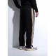 Παντελόνι Φούτερ Φόρμας με Τρέσα Striped Tape Pants Vinyl –Μαύρο- 0327001