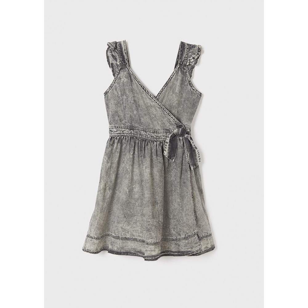 Εφηβικό Casual Φόρεμα λεπτό Tζιν -Γκρι- Ecofriends * 22-06971-080 Εφηβικό Casual Φόρεμα λεπτό Tζιν -Γκρι- Ecofriends * 22-06971-080