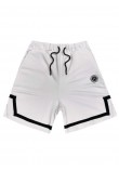 Βερμούδα Shorts Με Ρίγα Cotton Regular Fit Vinyl -Λευκή- 07845-02