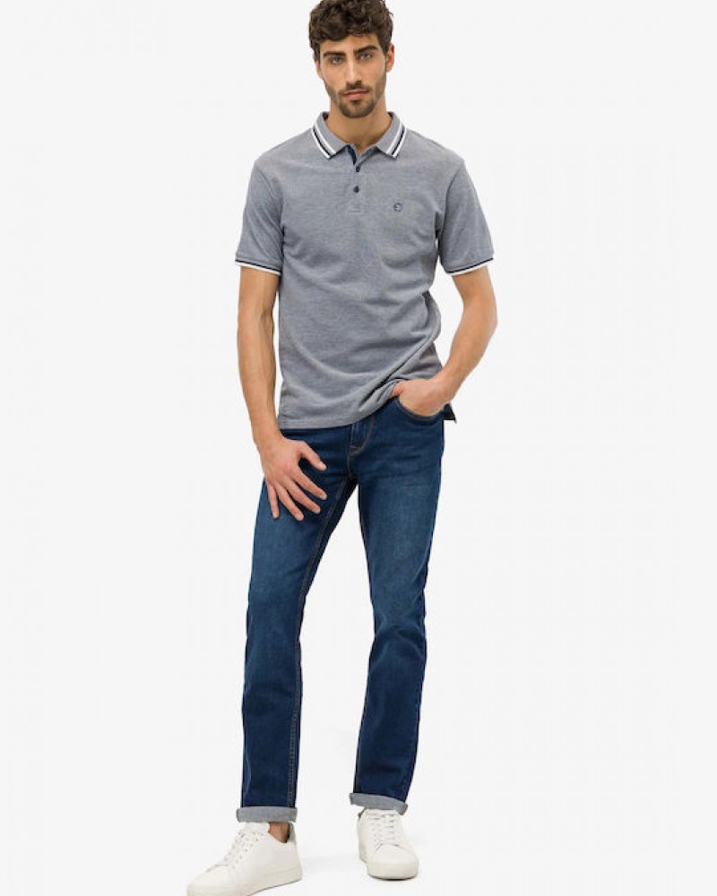 Ανδρικό Παντελόνι Blue Jean Comfort Fit Leo Pants Tiffosi -Μπλέ Τζιν- 10035002