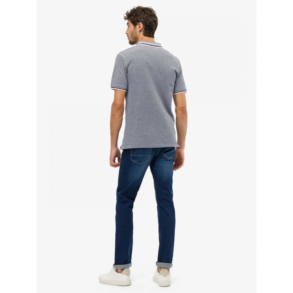 Ανδρικό Παντελόνι Blue Jean Comfort Fit Leo Pants Tiffosi -Μπλέ Τζιν- 10035002 Ανδρικό Παντελόνι Blue Jean Comfort Fit Leo Pants Tiffosi -Μπλέ Τζιν- 10035002