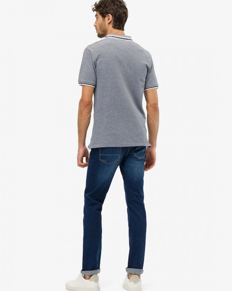 Ανδρικό Παντελόνι Blue Jean Comfort Fit Leo Pants Tiffosi -Μπλέ Τζιν- 10035002