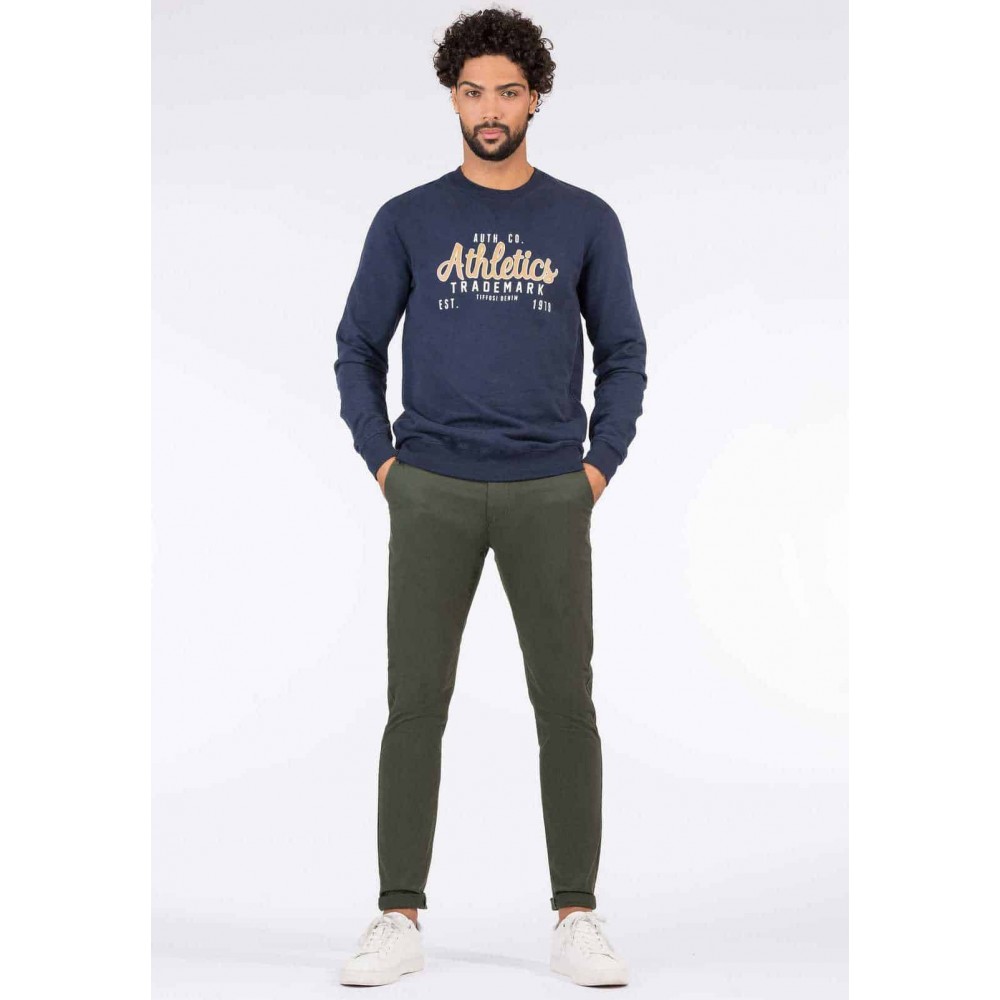Ανδρικό Παντελόνι Chino Pants Tiffosi -Κυπαρισσί- 10036813