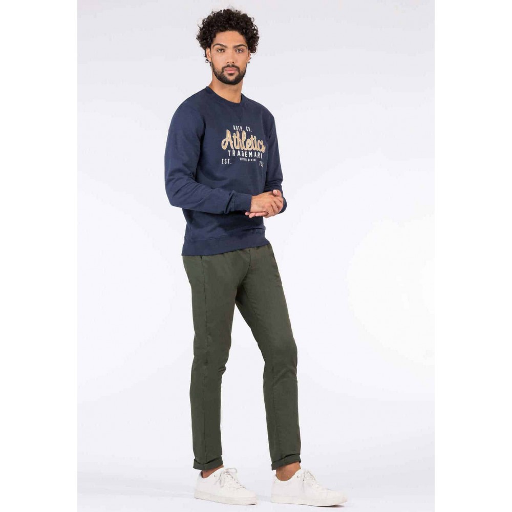 Ανδρικό Παντελόνι Chino Pants Tiffosi -Κυπαρισσί- 10036813