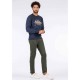 Ανδρικό Παντελόνι Chino Pants Tiffosi -Κυπαρισσί- 10036813