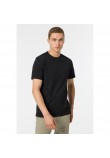 Βασική Μπλούζα T-Shirt Μακό -Μαύρο- 10048304