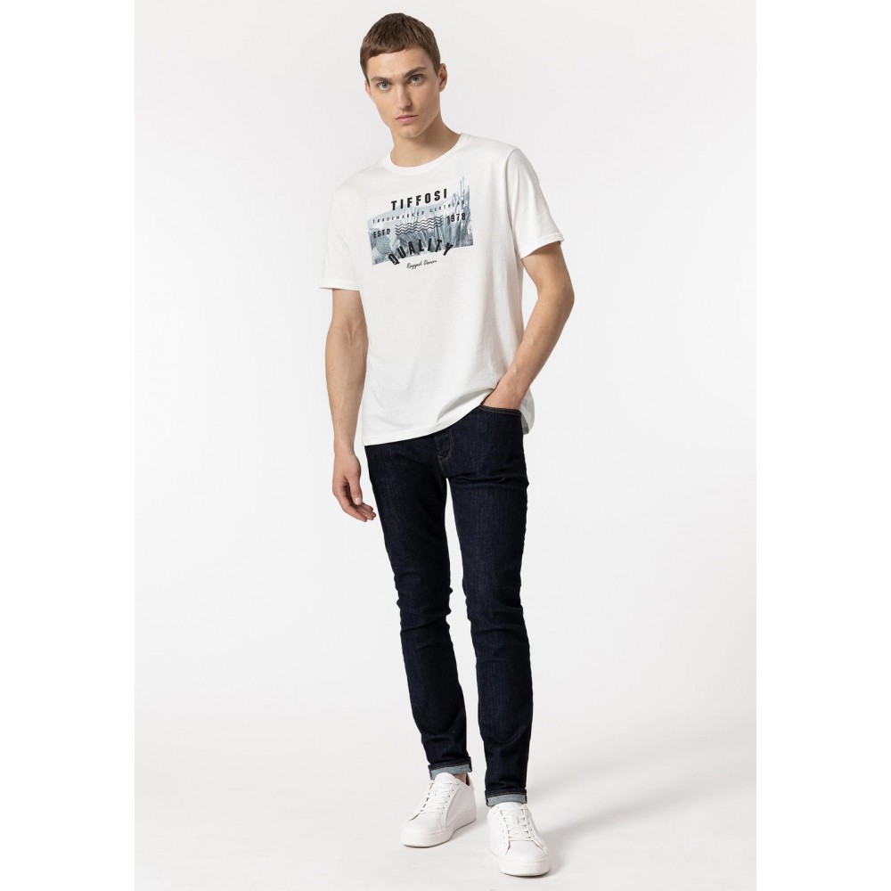 Ανδρικό Παντελόνι Blue Jean Liam Super Slim Fit Pants Tiffosi -Μπλέ Σκούρο Τζιν- 10052835 Ανδρικό Παντελόνι Blue Jean Liam Super Slim Fit Pants Tiffosi -Μπλέ Σκούρο Τζιν- 10052835
