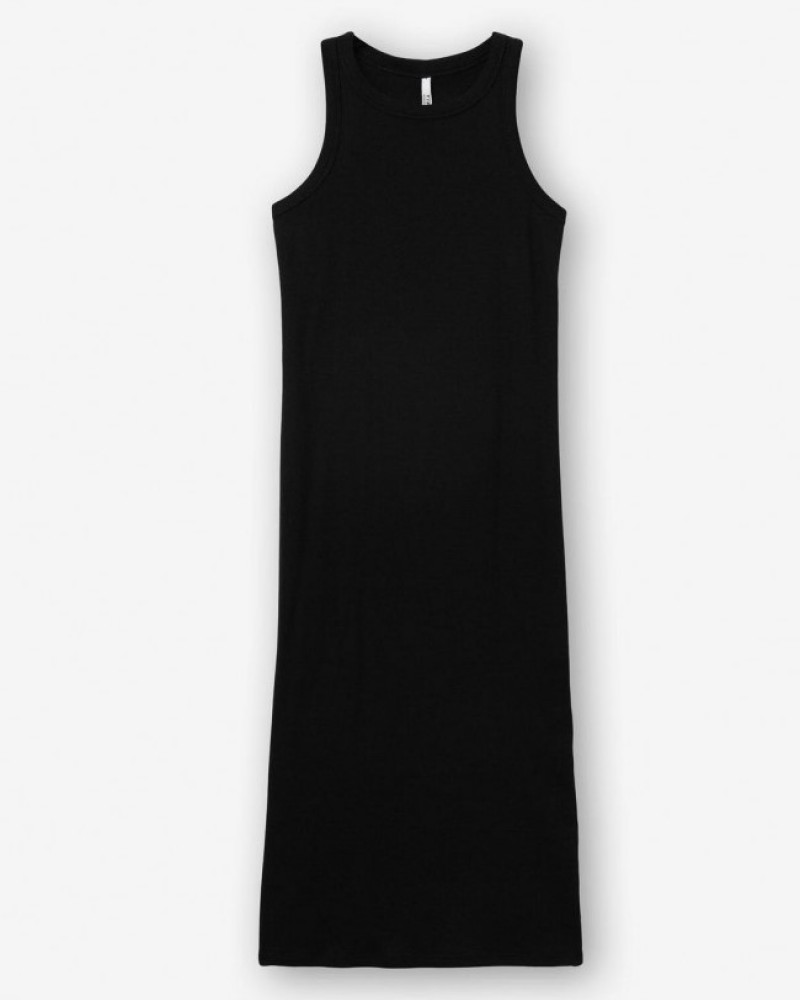 Φόρεμα Ριπ Αθλητικό Εφαρμοστό -Μαύρο- 10053913