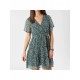 Φόρεμα Mini Κρουαζέ Woman Dress -Πράσινο- 10054794