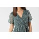 Φόρεμα Mini Κρουαζέ Woman Dress -Πράσινο- 10054794