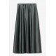 Γυναικεία Μίντι Φούστα Satins Skirt Ψηλόμεση -Patina Πράσινο- 10057038
