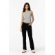 Γυναικείο Παντελόνι Jean Straight Fit με Μεταλλικό Σχέδιο Tiffosi -Μαύρο- 10057962