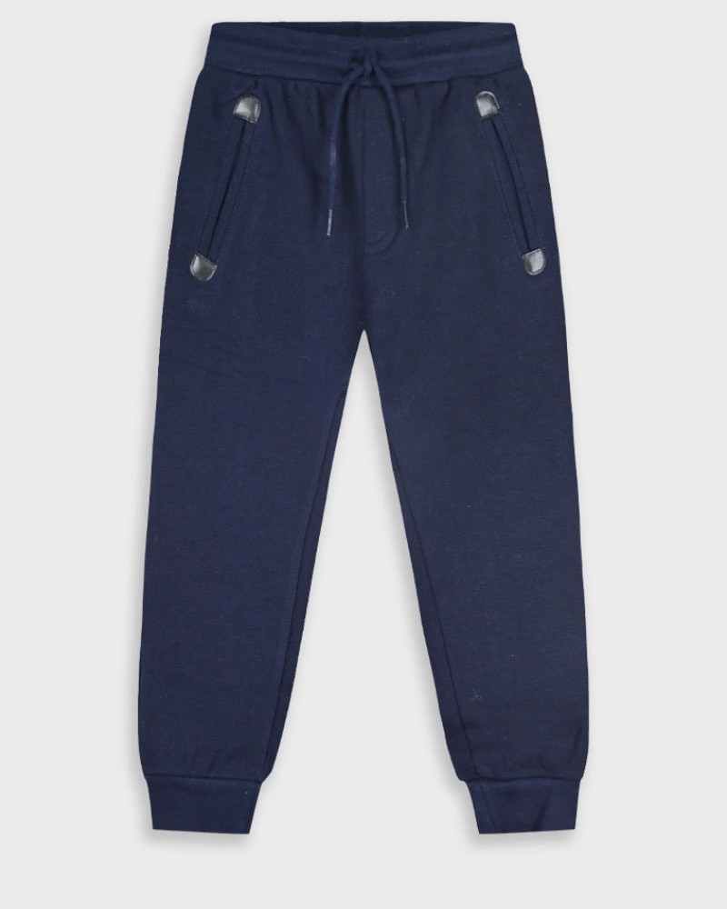 Παιδικό Παντελόνι Φόρμας Φούτερ Πικέ με Λάστιχο Αγόρι (2-6) –Μαρέν– 