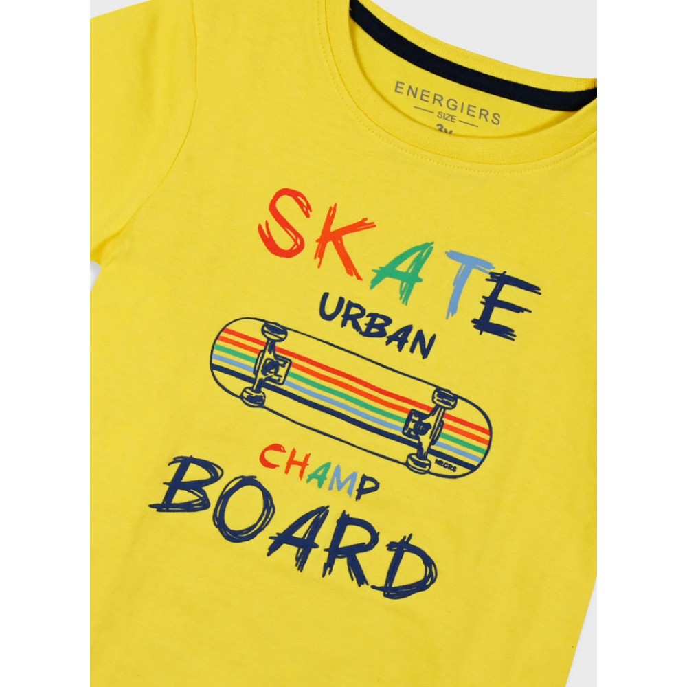 Παιδικό Σετ Μακό Μπλούζα Skate Champ Και Βερμούδα Αγόρι (2-6) -Μπλε- 12-225112-0
