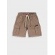 Παιδική Βερμούδα Cargo με Μαλακό Ύφασμα Αγόρι (2-6) –Βανίλια– 12-226117-2