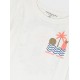 Παιδικό T-Shirt Μπλούζα με Τύπωμα Time For Surf Αγόρι (2-6) -Εκρού- 12-226140-5