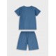 Παιδικό Σετ Μακό με Μπλούζα Stay Cool και Βερμούδα Αγόρι (2-6) –Ρουά– 12-226150-0