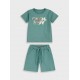 Παιδικό Σετ Μακό με Μπλούζα Cool Boy και Βερμούδα Αγόρι (2-6) –Πράσινο– 12-226174-0