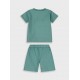 Παιδικό Σετ Μακό με Μπλούζα Cool Boy και Βερμούδα Αγόρι (2-6) –Πράσινο– 12-226174-0
