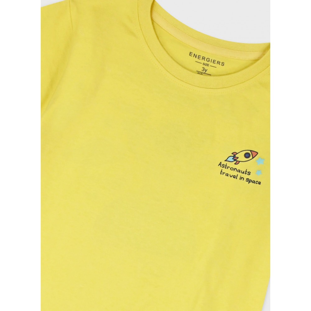 Παιδικό Σετ Μακό με Μπλούζα Astronauts-Moon και Βερμούδα Αγόρι (2-6) –Μαρέν– 12-226177-0