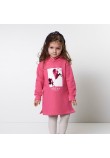 Παιδικό Clothing, Casual Φόρεμα Φούτερ Με Κουκούλα Unicorn Κορίτσι -Φουξ- 12200015