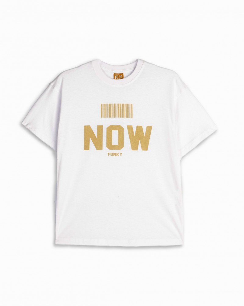 Εφηβική T-Shirt Μπλούζα με Τύπωμα Now Αγόρι (6-16) -Λευκό- 125-105130-1
