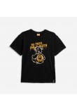 Εφηβική T-Shirt Μπλούζα με Τύπωμα Smile Given Αγόρι (6-16) -Μαύρο- 125-105132-1