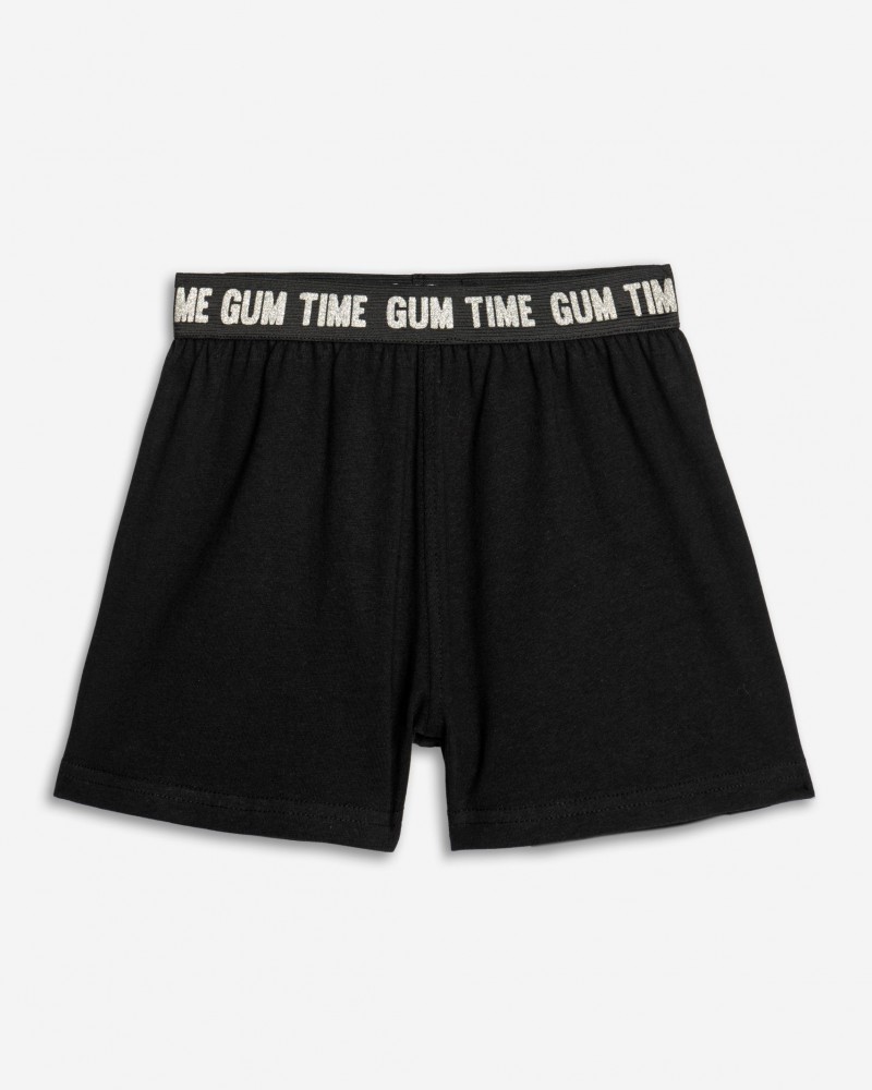 Εφηβικό Authentic Σορτς Gum Με Λάστιχο Κορίτσι (6-16) -Μαύρο- 125-532100-1
