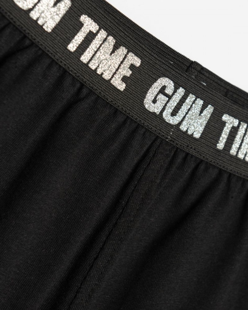 Εφηβικό Authentic Σορτς Gum Με Λάστιχο Κορίτσι (6-16) -Μαύρο- 125-532100-1