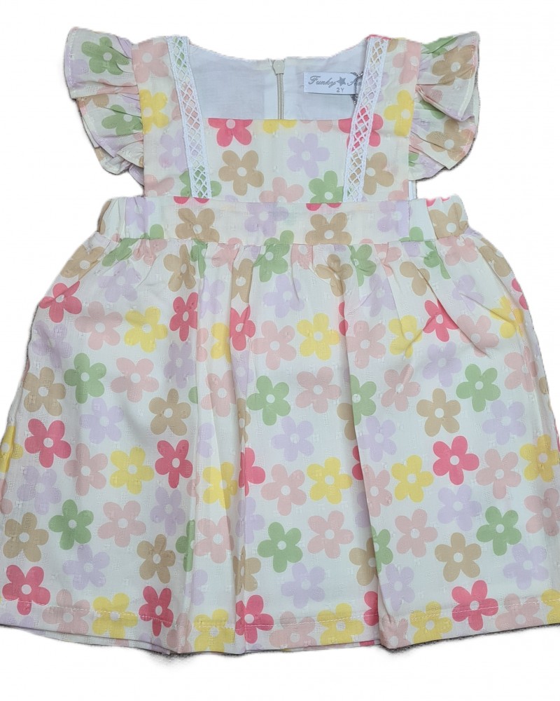 Παιδικό Φόρεμα Floral με Cutout Design Κορίτσι (2-6) -Εμπριμέ- 125-729107-1