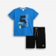 Εφηβικό Μακό Σετ με Μπλούζα Limited Edition 5 και Βερμούδα Αγόρι (6-16) –Ρουά– 126-101119-1
