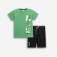 Εφηβικό Μακό Σετ με Μπλούζα Basketball Los Angeles και Βερμούδα Αγόρι (6-16) –Πράσινο– 126-101141-1