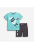 Εφηβικό Μακό Σετ με Μπλούζα Just do it και Βερμούδα Αγόρι (6-16) –Τυρκουάζ– Εφηβικό Μακό Σετ με Μπλούζα Just do it και Βερμούδα Αγόρι (6-16) –Τυρκουάζ–