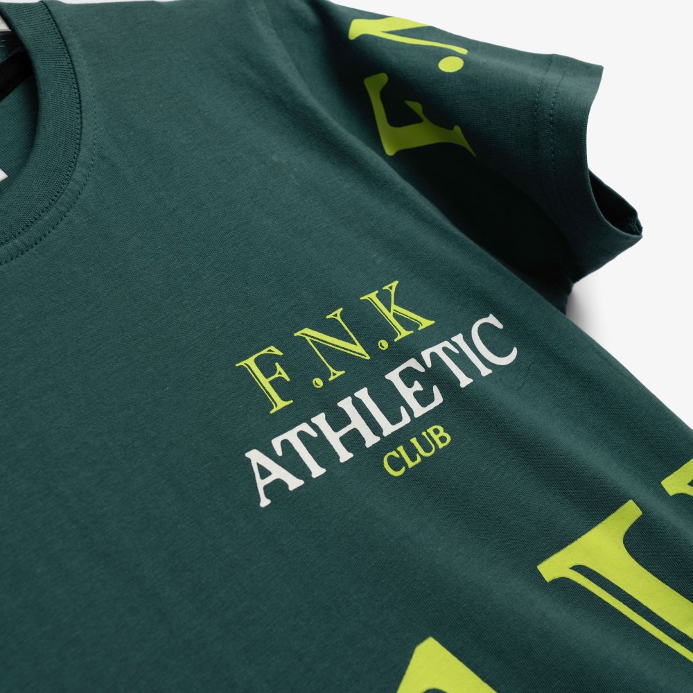 Εφηβικό Μακό Σετ με Μπλούζα Stay Strong και Βερμούδα Αγόρι (6-16) –Πετρόλ– 126-101303-2