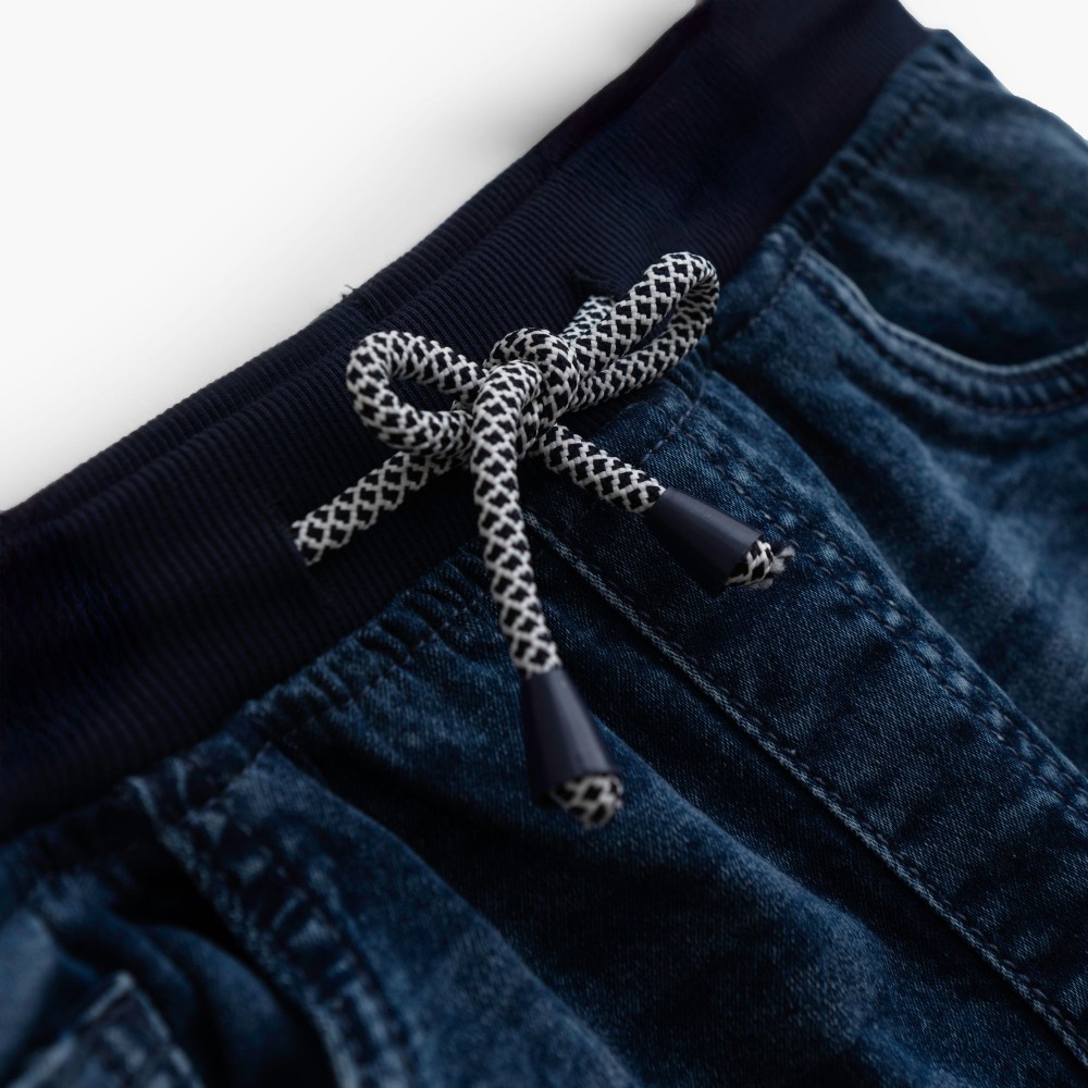 Εφηβικό Σετ με T-Shirt Μπλούζα One Step και Τζιν Βερμούδα Αγόρι (6-16) –Χακί– 126-102101-2