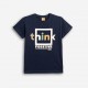 Εφηβική T-Shirt Μπλούζα Think Positive Αγόρι (6-16) -Μπλε- 126-105110-1