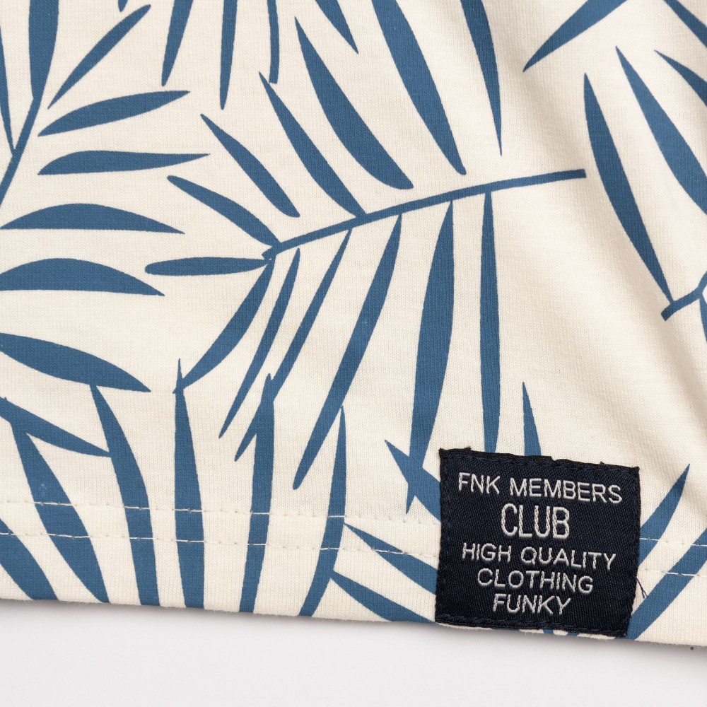 Εφηβική T-Shirt Μπλούζα με Allover Τύπωμα Αγόρι (6-16) -Εκρού- 126-105111-1