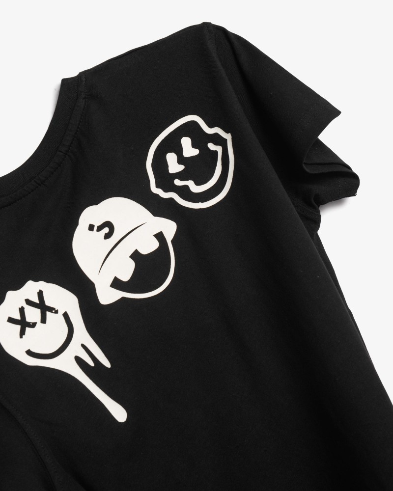 Εφηβική T-Shirt Μπλούζα με Τύπωμα Move On Edition Αγόρι (6-16) -Μαύρο- 