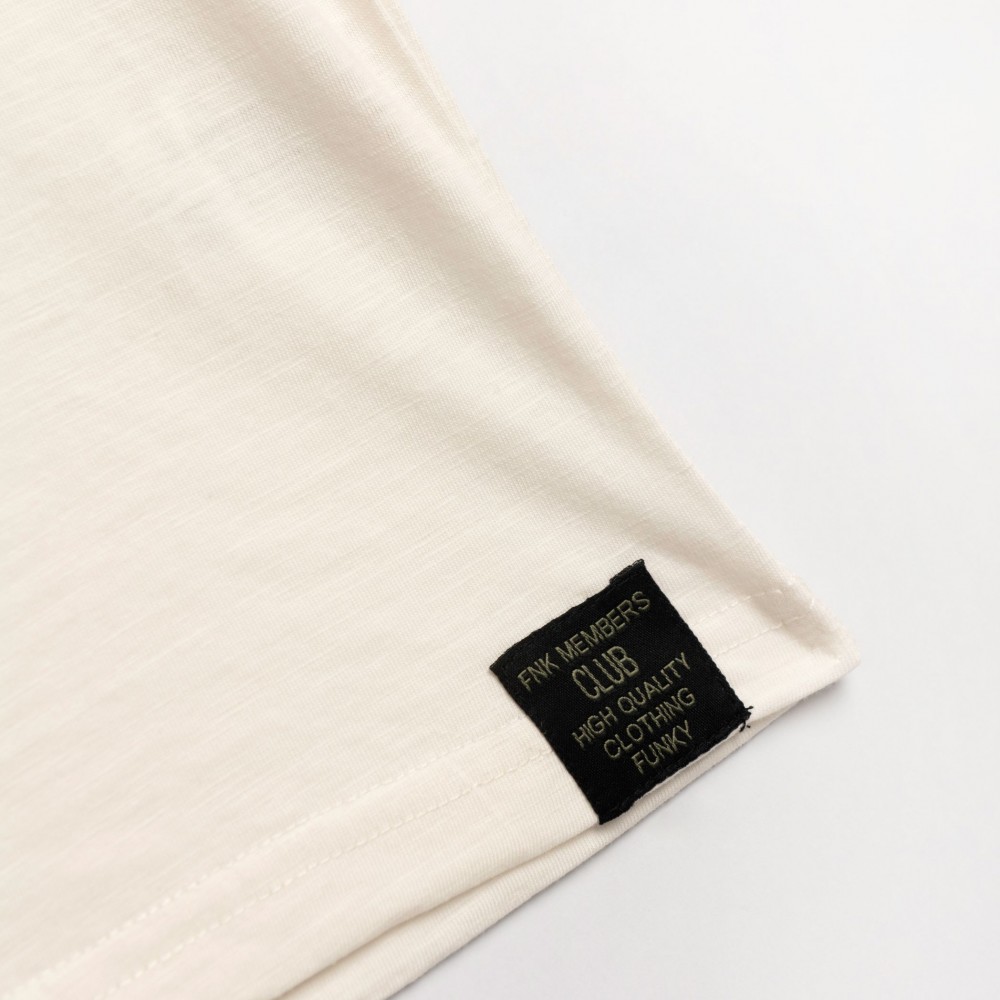 Εφηβική T-Shirt Μπλούζα Φλάμα με Τσεπάκι Αγόρι (6-16) -Εκρού- 126-105140-1