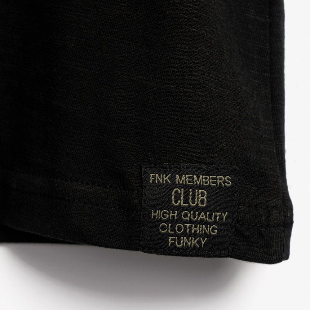 Εφηβική T-Shirt Μπλούζα Φλάμα με Τσεπάκι Αγόρι (6-16) -Μαύρο- 126-105140-2