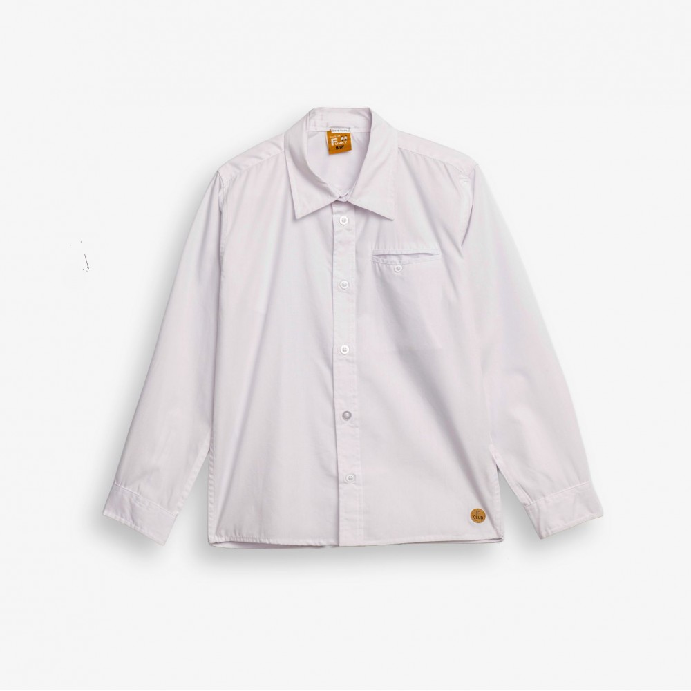 Εφηβικό Πουκάμισο, Ιδανικό Και Για Παρέλαση -Λευκό- 126-108109-1