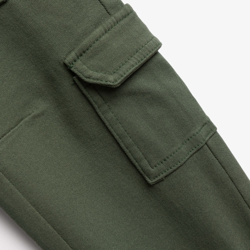 Εφηβικό Παντελόνι Cargo Υφασμάτινο Αγόρι (6-16) –Χακί– 126-111102-2