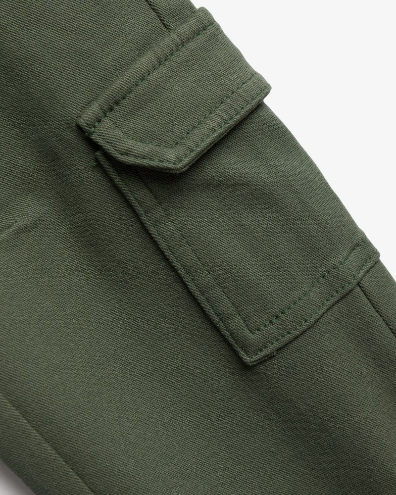 Εφηβικό Παντελόνι Cargo Υφασμάτινο Αγόρι (6-16) –Χακί– 